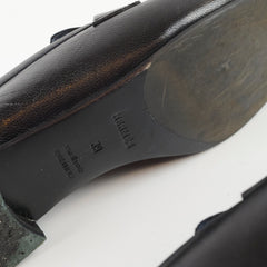 Hermes Paris Loafer Black Goatskin - Z Stamp