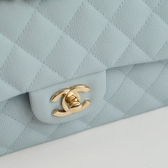 Chanel Classic Flap Medium Caviar Light Blue