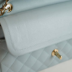 Chanel Classic Flap Medium Caviar Light Blue