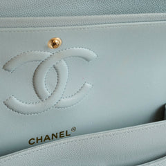 Chanel Classic Flap Medium Caviar Light Blue