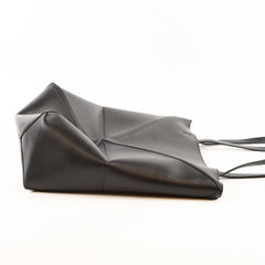 Loewe Puzzle Medium Fold Black Tote