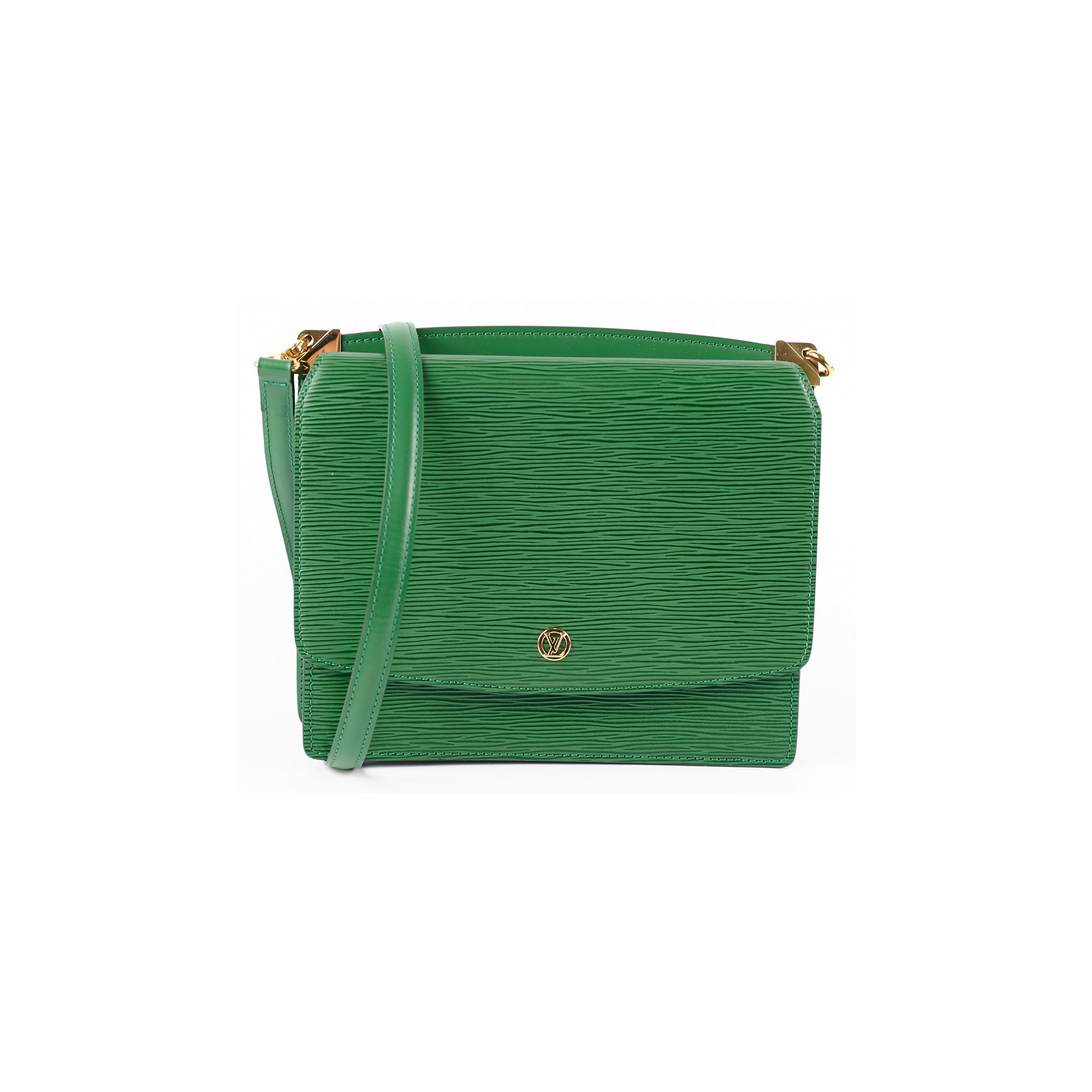 ly Rare Louis Vuitton Grenelle Epi Leather Mini Shoulder Bag Pochette Green