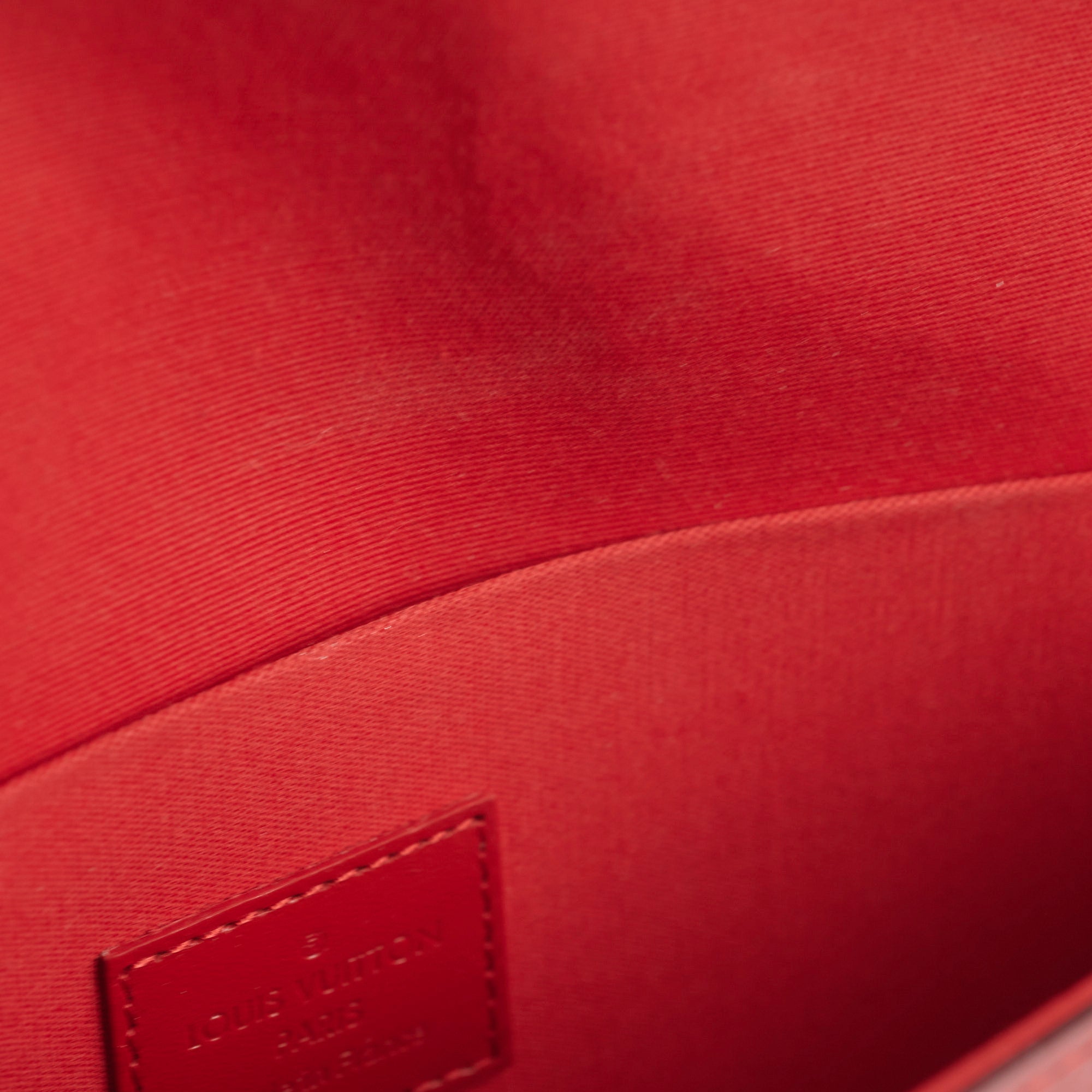 Louis Vuitton Red Monogram Vernis Pochette Felicie - THE PURSE AFFAIR