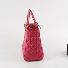 Christian Dior Medium Lady Dior Pink