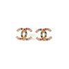 ITEM 9 - Chanel Coco Multicoloured Logo Earrings Costume Jewellery