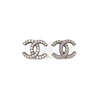 ITEM 7 - Chanel Coco Logo Rhinestone Earrings Costume Jewellery