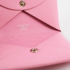 Hermes Calvi Light Pink Card Holder