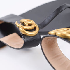 Gucci Marmont Sandals Black Size 39