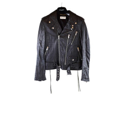 Saint Laurent L17 Leather Jacket Black - Size 40