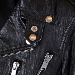 Saint Laurent L17 Leather Jacket Black - Size 40