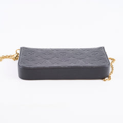 Louis Vuitton Pochette Felicie Black Empreinte Monogram