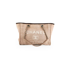 Chanel Deauville Tote Brown