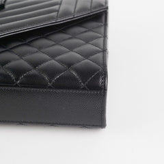 Saint Laurent Medium Envelope Bag Black