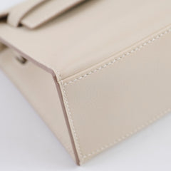 Hermès Kelly Pochette Special Order Beton K Stamp