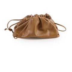 Bottega Veneta Mini Pouch Bag Tan Brown
