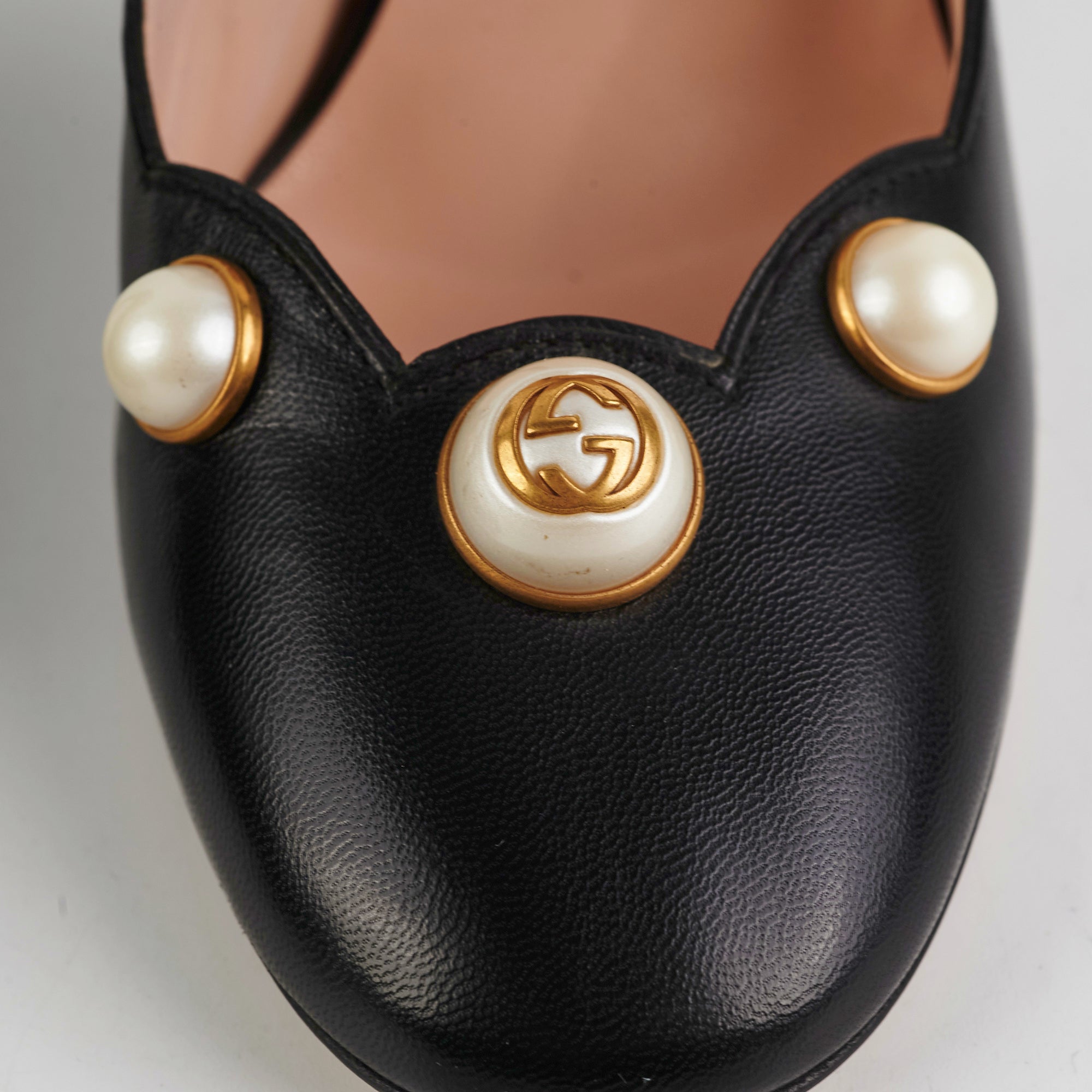 Gucci Black Pearl Heels – THE PURSE AFFAIR