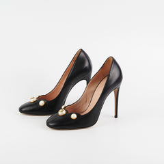 Gucci Black Pearl Heels