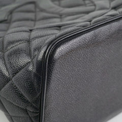 Chanel Madelion Black Caviar Tote