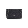 Chanel Classic Quilted Wallet on Chain Caviar