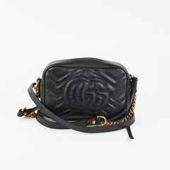 Gucci Marmont Mini Black Crossbody Bag