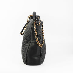 Chanel Caviar Country Chic Hobo Black