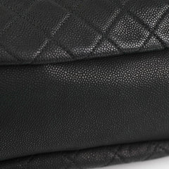 Chanel Caviar Country Chic Hobo Black