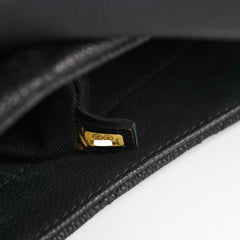 Chanel Caviar Country Chic Hobo Black