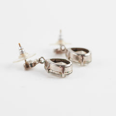 Chanel Logo Drop Jewel Earrings Costume Jewellery