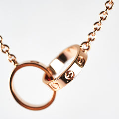 ITEM 23 - Cartier Baby Love Pink Gold Necklace 2022