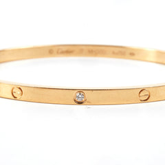 Cartier Love Size 17 Small 6 Diamond Bracelet 2021