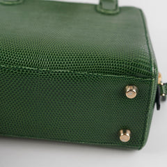 Christian Dior Green Mini Top Handle Bag