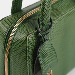 Christian Dior Green Mini Top Handle Bag
