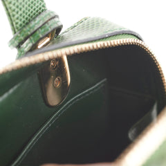 Christian Dior Green Mini Top Handle Bag