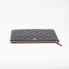 Chanel Large Black Caviar O Case
