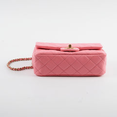 Chanel Crush Mini Rectangular Bright Pink Microchipped 2022