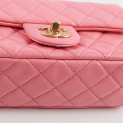 Chanel Crush Mini Rectangular Bright Pink Microchipped 2022
