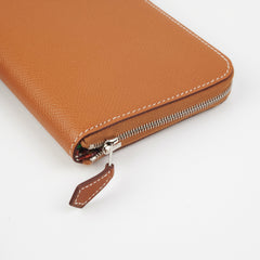 Hermes Zippy Wallet Gold Z Stamp