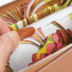 Hermes Zippy Wallet Gold Z Stamp