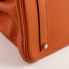 Hermes Birkin 35 Orange PHW - R Square