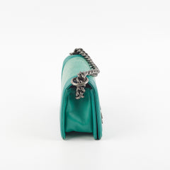 Chanel Small Turqoise Stingray Boy
