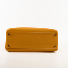 Hermes Kelly 35 Clemence Moutarde- P Square