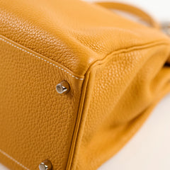Hermes Kelly 35 Clemence Moutarde- P Square