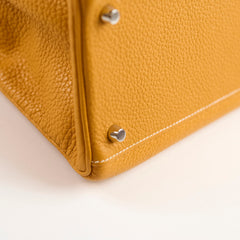 Hermes Kelly 35 Clemence Moutarde- P Square
