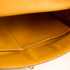 Hermes Kelly 35 Clemence Moutarde- P Square