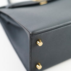 Hermes Kelly 25 Epsom Gris Misty W Stamp 2024