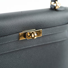 Hermes Kelly 25 Epsom Gris Misty W Stamp 2024