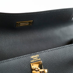 Hermes Kelly 25 Epsom Gris Misty W Stamp 2024