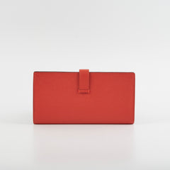 Hermes Bearn Red Wallet