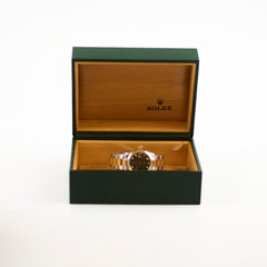 Rolex 31mm 1978 Diamond Black Face Watch Ref 6824