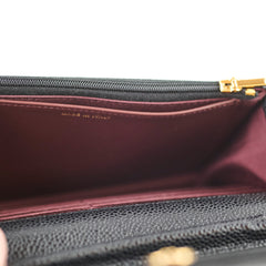 Chanel Caviar WOC Wallet On Chain Black